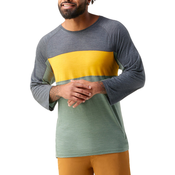 Smartwool Ultralite Mountain Bike 3/4 Sleeve Tee Honey Gold