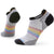Smartwool Run Zero Cushion Pride Rainbow Low Ankle Socks - Unisex White