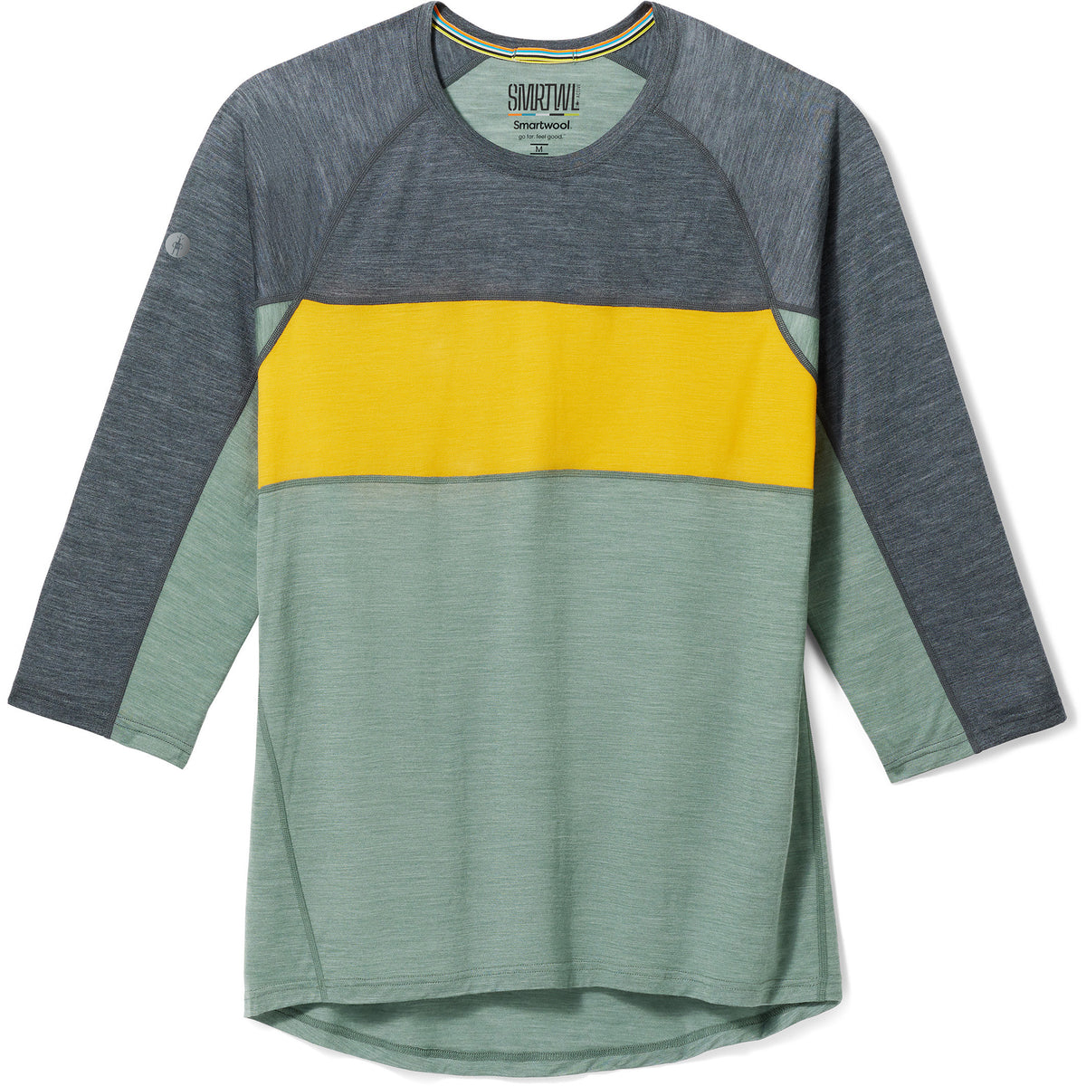 Smartwool Ultralite Mountain Bike 3/4 Sleeve Tee Honey Gold