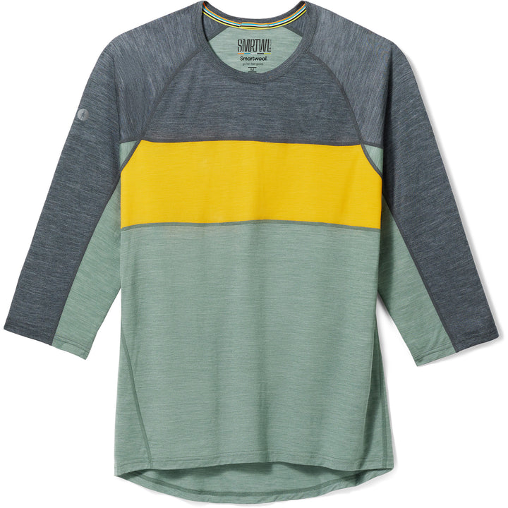 Smartwool Ultralite Mountain Bike 3/4 Sleeve Tee Honey Gold