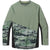 Smartwool Mountain Bike Long Sleeve Jersey Sage Marble Giants Print