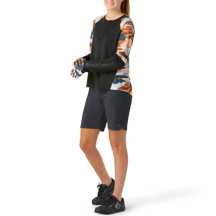 Smartwool Mountain Bike Long Sleeve Jersey - Women's Black