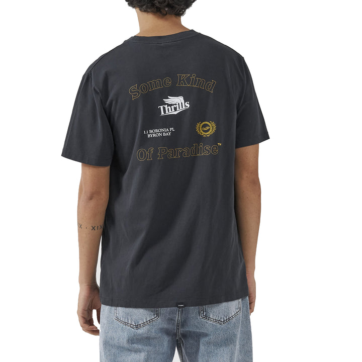 Thrills High Life Merch Fit Tee - Men's Twilight Black