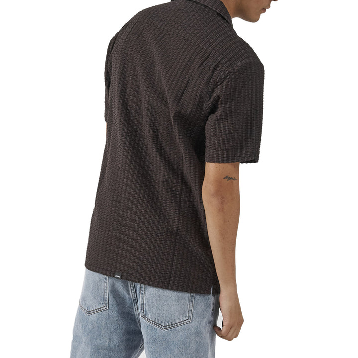 Thrills Paradise Code Bowling Shirt - Men's Java