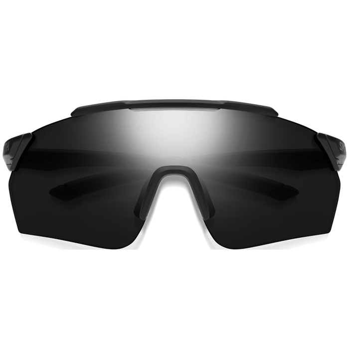 Smith Pivlock Ruckus Sunglasses Matte Black/ChromaPop Black+CP Contrast Rose
