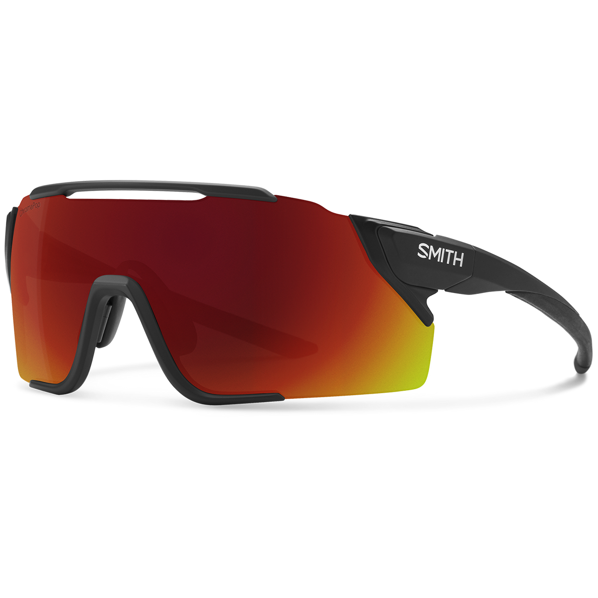 Smith Attack MAG MTB Sunglasses Matte Black/ChromaPop Red Mirror+CP Low Light Amber