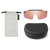 Smith Pivlock Ruckus Sunglasses Matte Black/ChromaPop Red Mirror+ChromaPop Rose