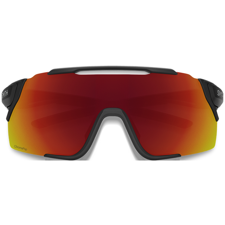Smith Attack MAG MTB Sunglasses Matte Black/ChromaPop Red Mirror+CP Low Light Amber