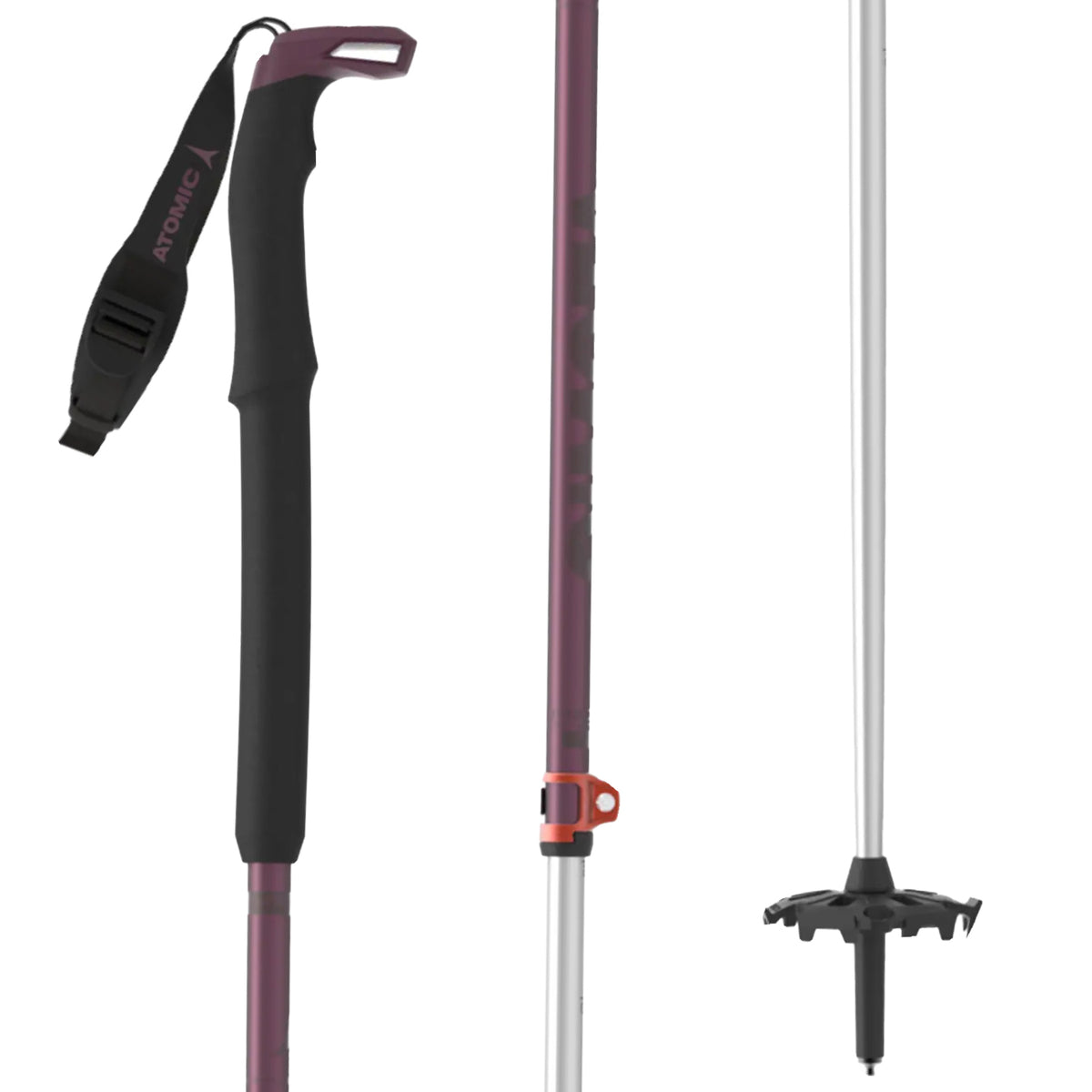 Atomic BCT Tour SQS W Ski Poles - Women's 2023 Plum