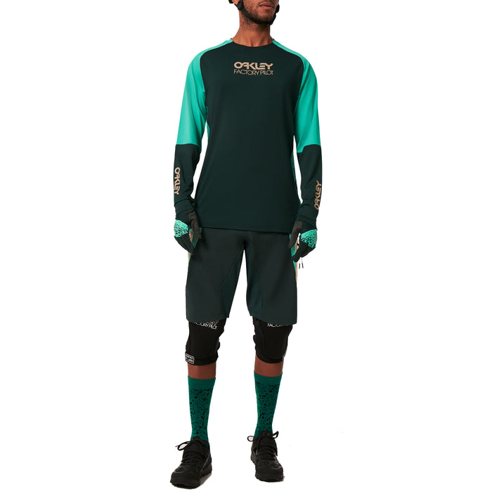 Oakley Factory Pilot MTB Long-Sleeve Jersey Hunter Green