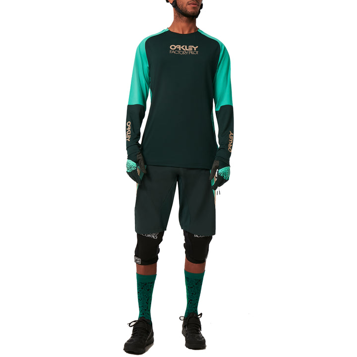 Oakley Factory Pilot MTB Long-Sleeve Jersey Hunter Green