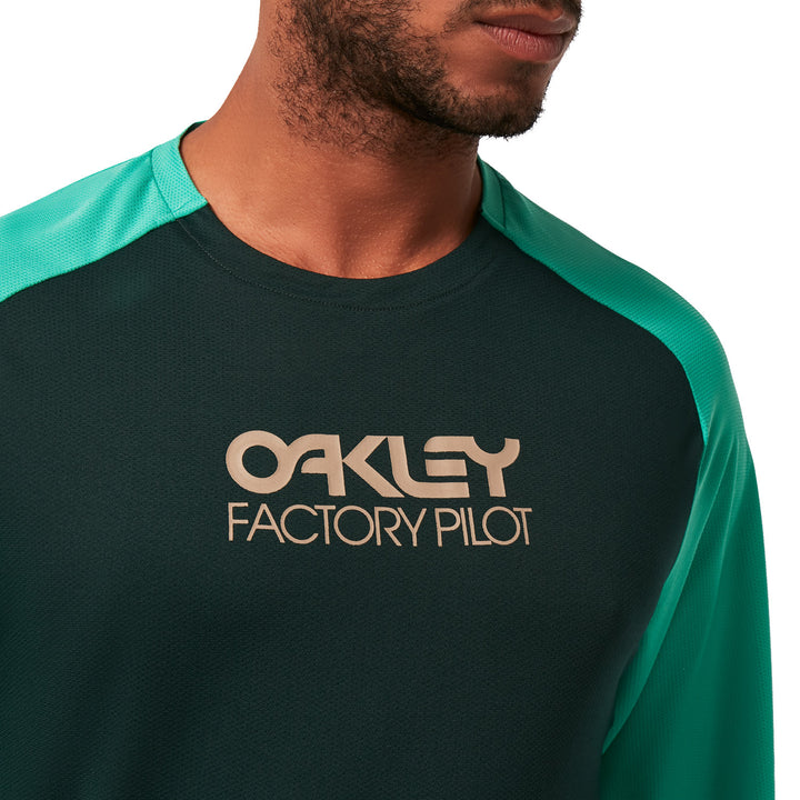 Oakley Factory Pilot MTB Long-Sleeve Jersey Hunter Green