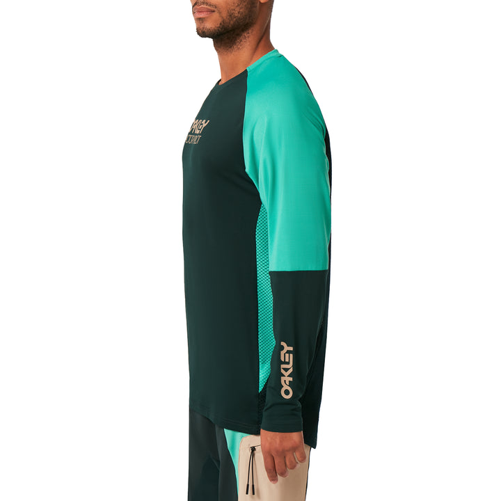 Oakley Factory Pilot MTB Long-Sleeve Jersey Hunter Green