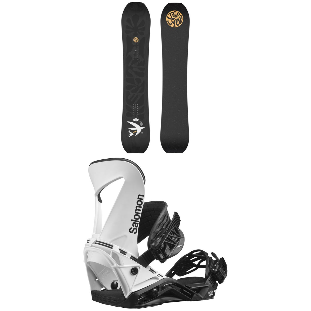 Salomon Highpath Snowboard + Hologram Snowboard Bindings 2023