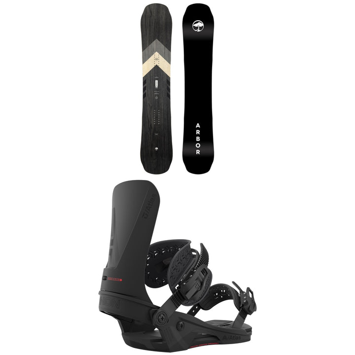 Arbor Coda Camber Snowboard + Union Atlas Snowboard Binding 2023