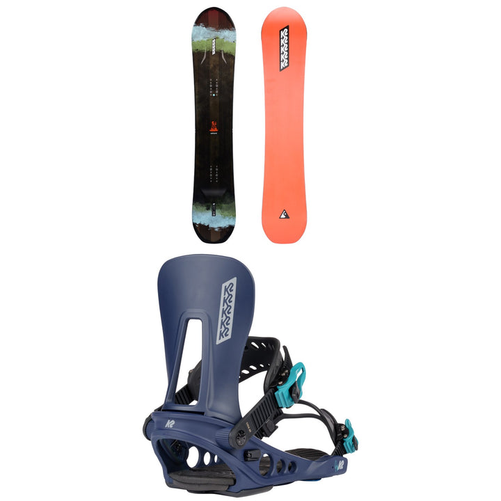 K2 Antidote Snowboard + Lien AT Snowboard Bindings 2023