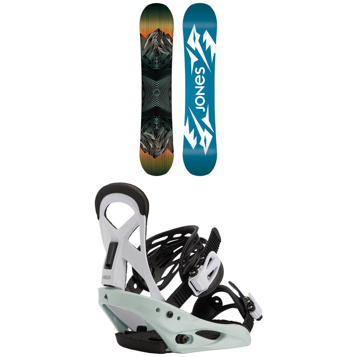 Jones Prodigy Snowboard + Burton Mission Smalls Snowboard Bindings - Kids' 2024