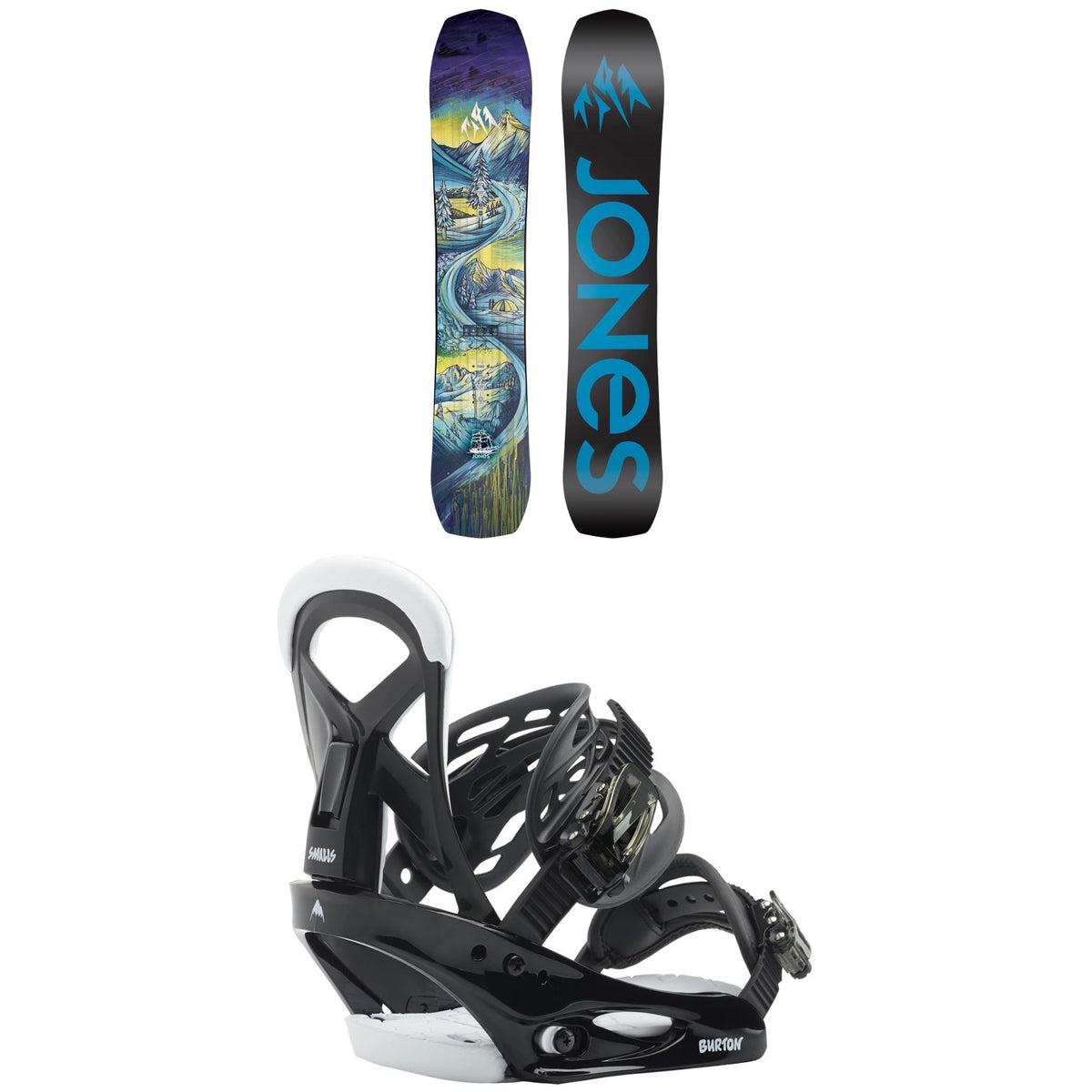 Jones Flagship Snowboard + Burton Mission Smalls Snowboard Bindings - Kids' 2024