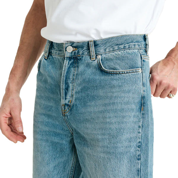 Wax London Slim Fit Jeans - Men's Mid Blue Wash