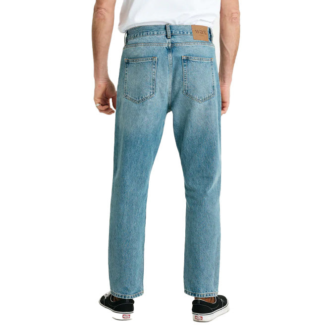 Wax London Slim Fit Jeans - Men's Mid Blue Wash