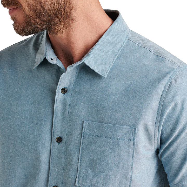 Roark Well Worn Short-Sleeve Shirt - Men's Blue