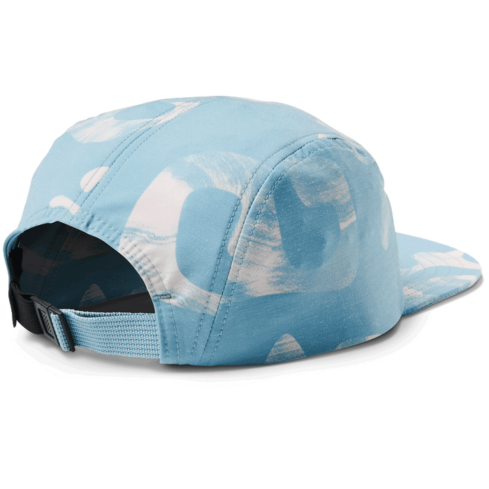 Roark Batik Camper 5 Panel Hat Aqua Blue