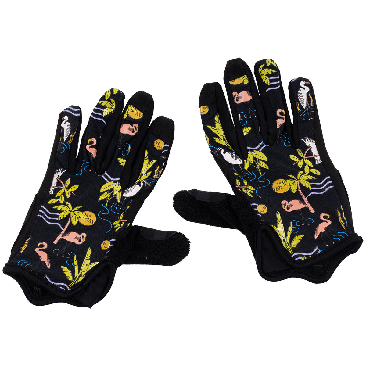 Wild Rye Galena Gel Bike Gloves - Women's Deco Birds