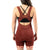 Wild Rye Baddie Bib Shorts - Women's Mahogany-Sunflower