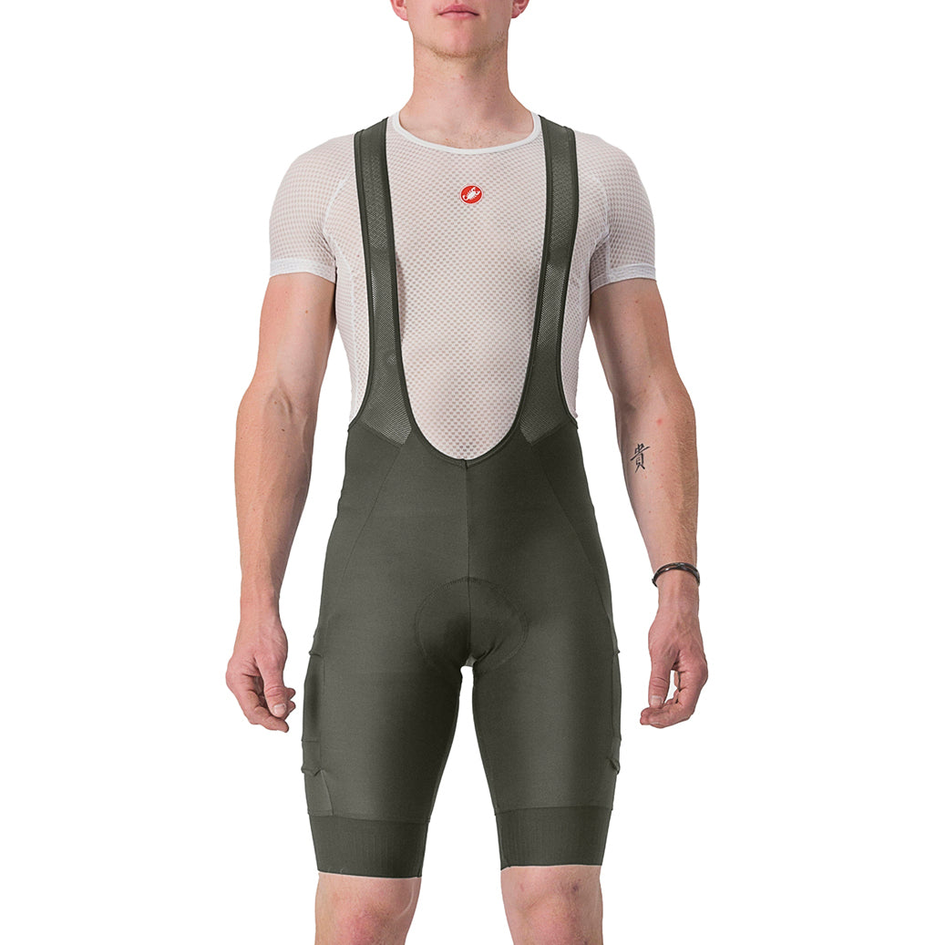 Castelli Unlimited Cargo Bib Liner Shorts Deep Green