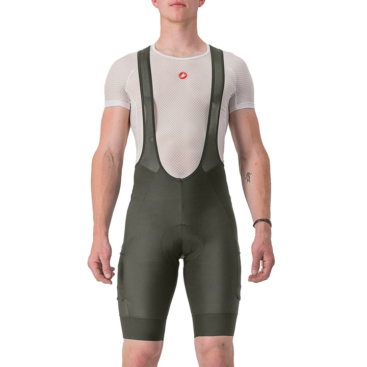 Castelli Unlimited Cargo Bib Liner Shorts Deep Green