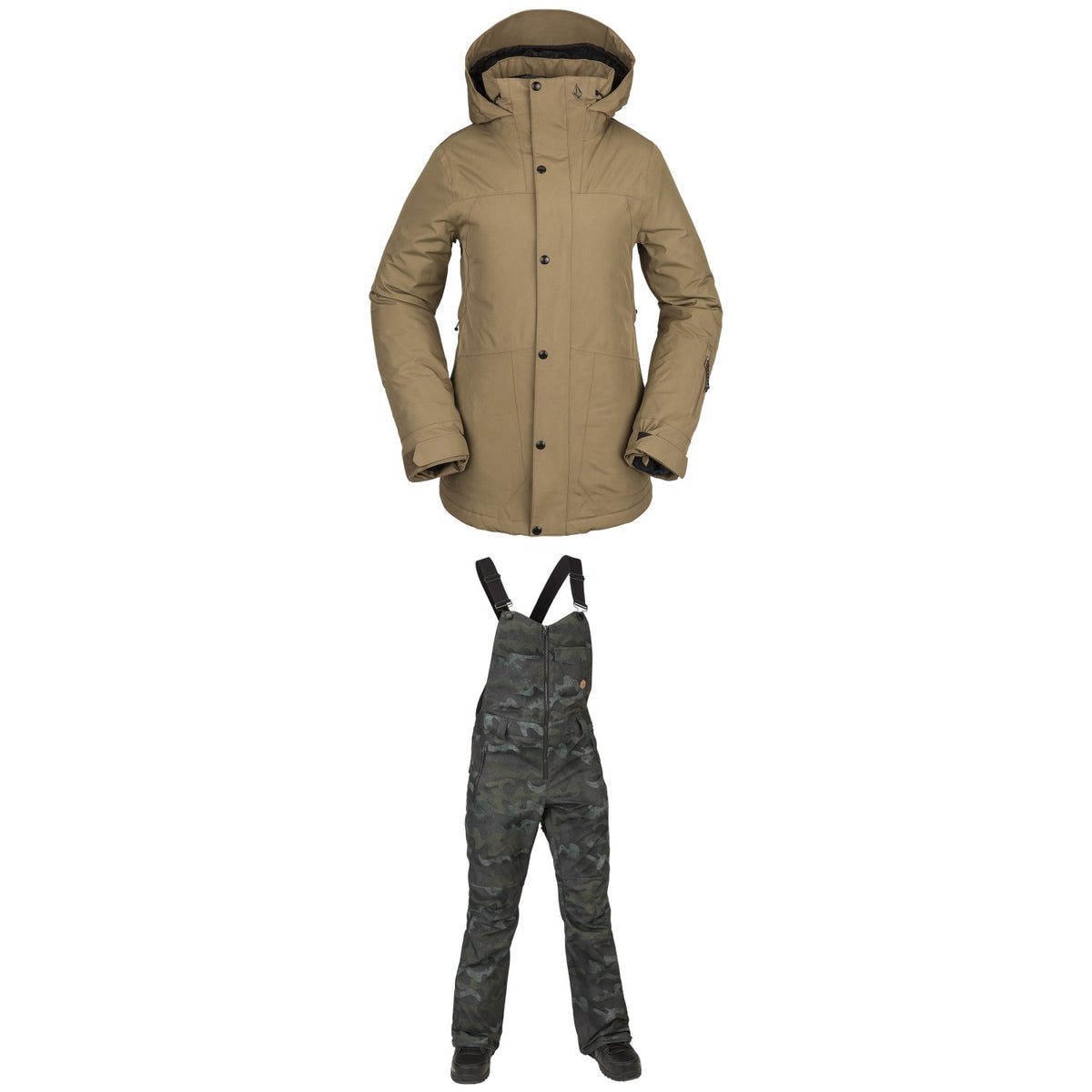 Volcom Ell Insulated GORE-TEX Jacket + Swift Bib Overalls - Women's 2022