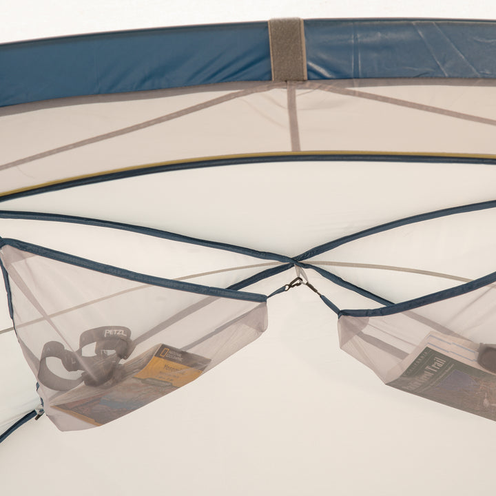 Eureka Space Camp 4 Person Tent Legion Blue/Dawn Blue/Moss