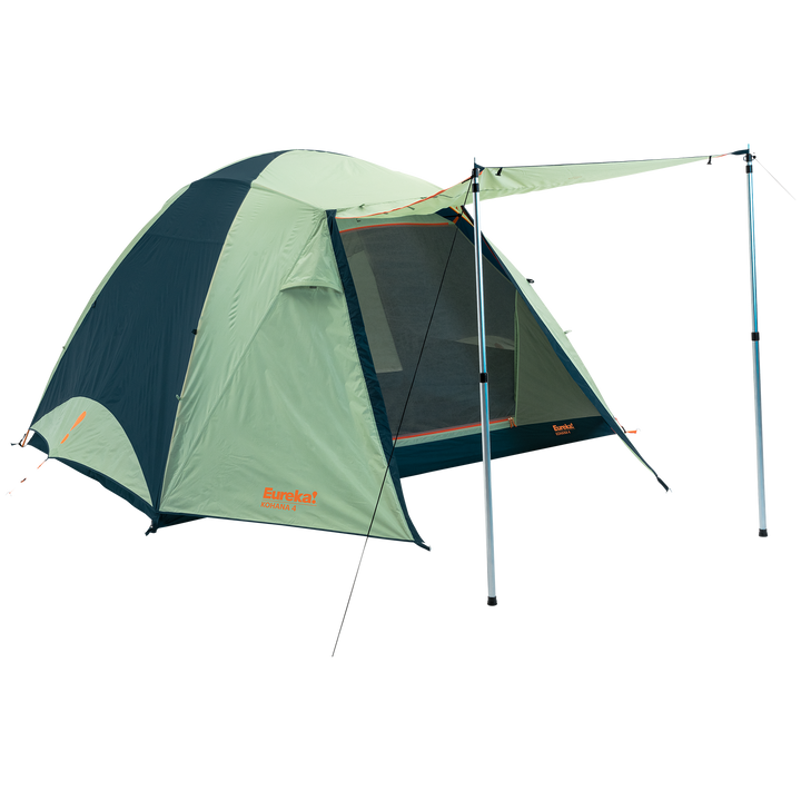 Eureka Kohana 4 Person Tent Legion Blue/Quiet Green/Jaffa Orange