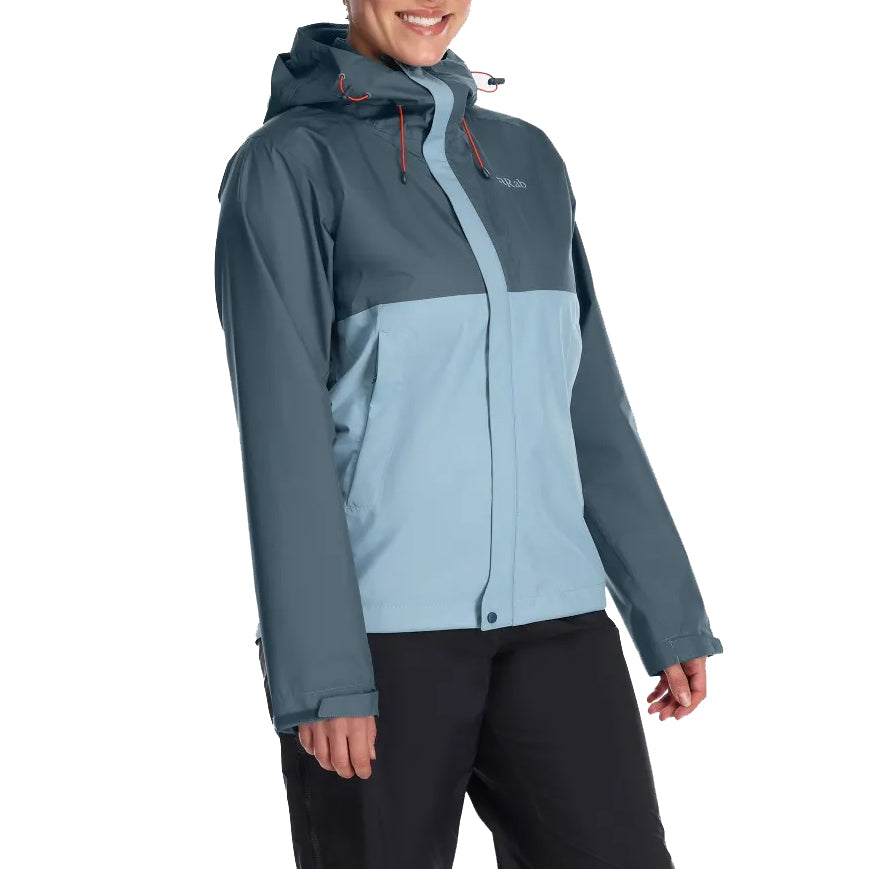 Rab® Downpour Eco Jacket - Women's Orion Blue/Citadel