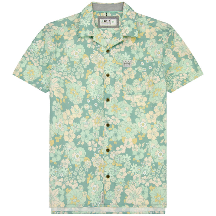 Jetty Dockside Woven Shirt - Men's Seafoam
