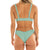 Jetty Claire Bikini Top - Women's Green