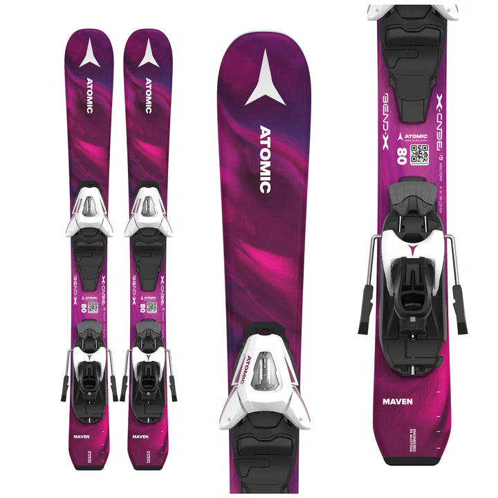 Atomic Maven Girl Skis + C 5 GW Bindings - Toddler Girls' 2024