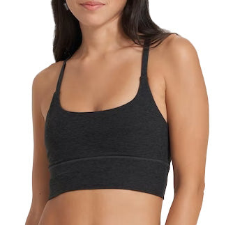 Vuori Long Line Elevation Bra - Women's Black Heather