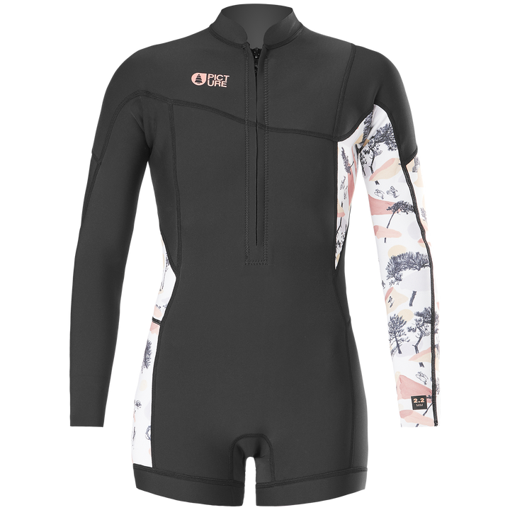 Picture Organic 2/2 Meta Long-Sleeve Front Zip Springsuit - Women's Plya
