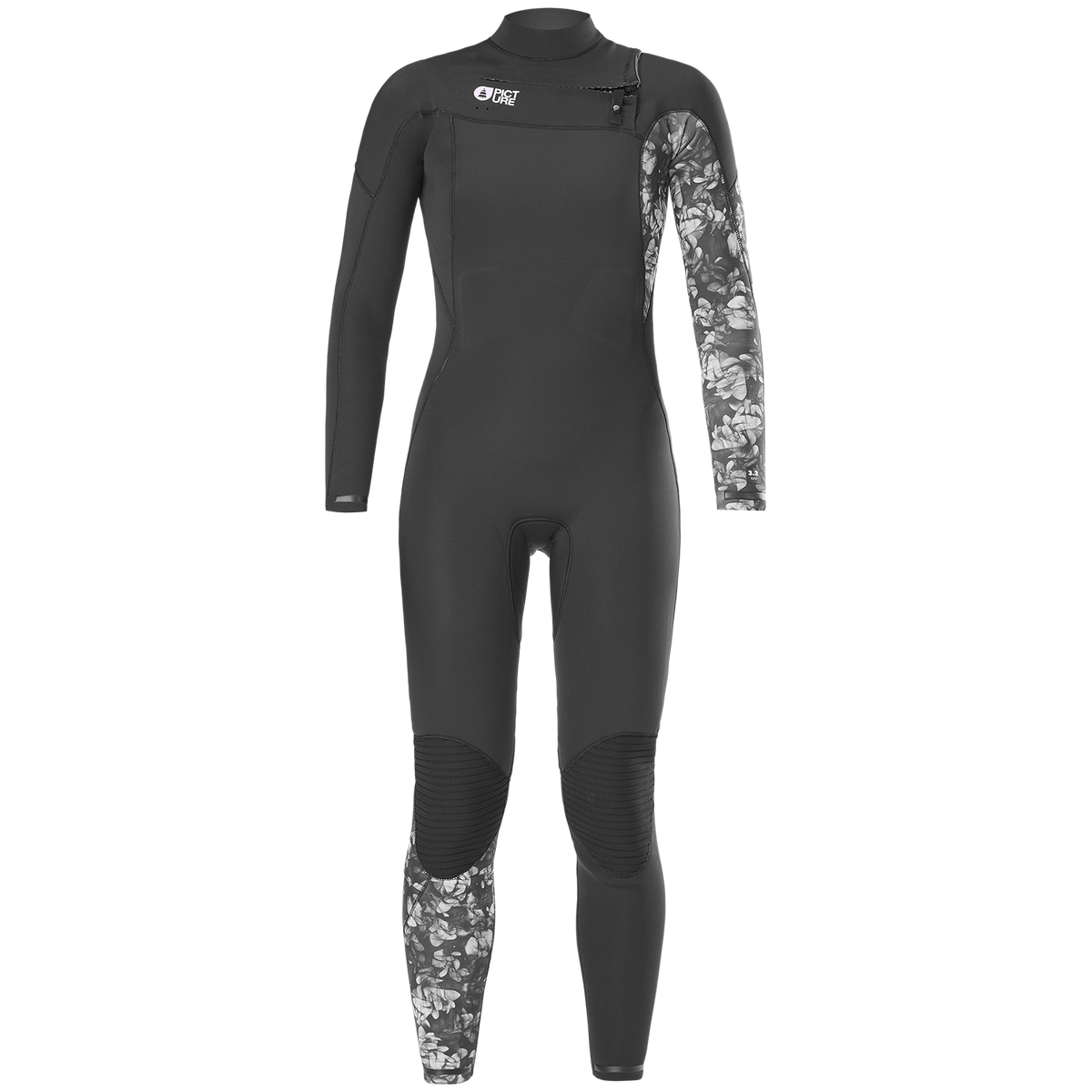 Picture Organic 4/3 Equation Front Zip Wetsuit - Women's Iberis White