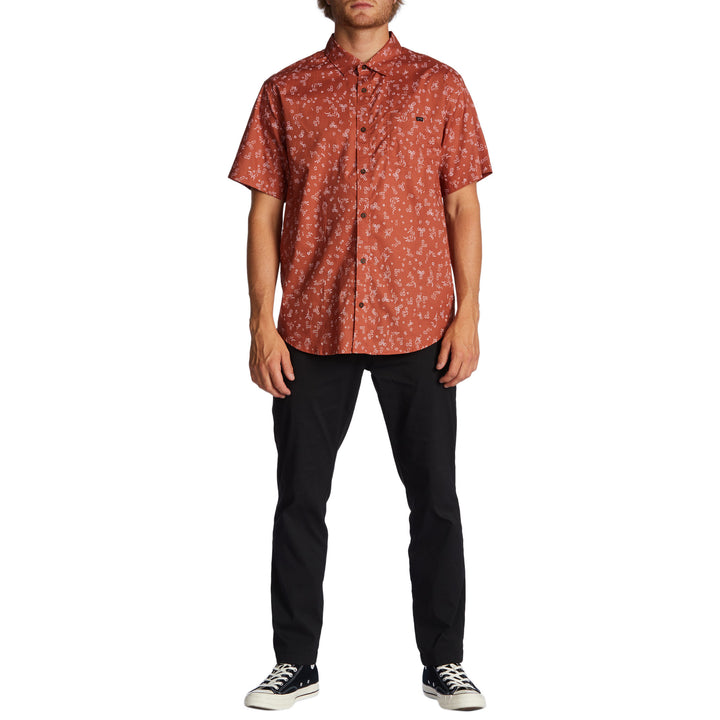 Billabong Sundays Mini Short-Sleeve Shirt Red Clay