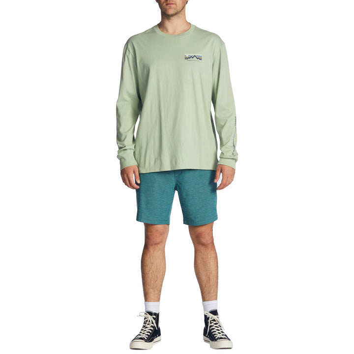 Billabong Length Long-Sleeve T-Shirt - Men's Light Sage