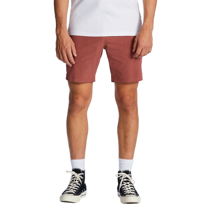Billabong Crossfire Elastic Shorts - Men's Dusty Red