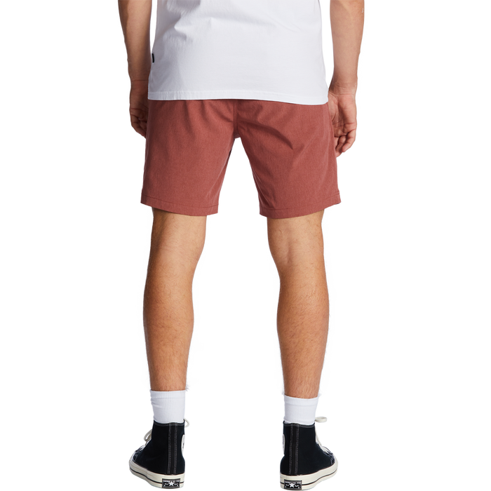 Billabong Crossfire Elastic Shorts - Men's Dusty Red