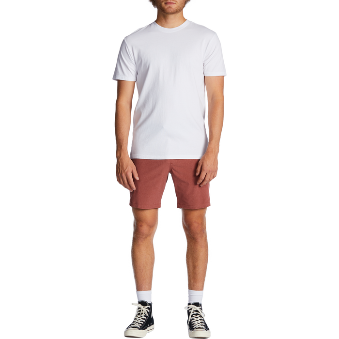 Billabong Crossfire Elastic Shorts - Men's Dusty Red