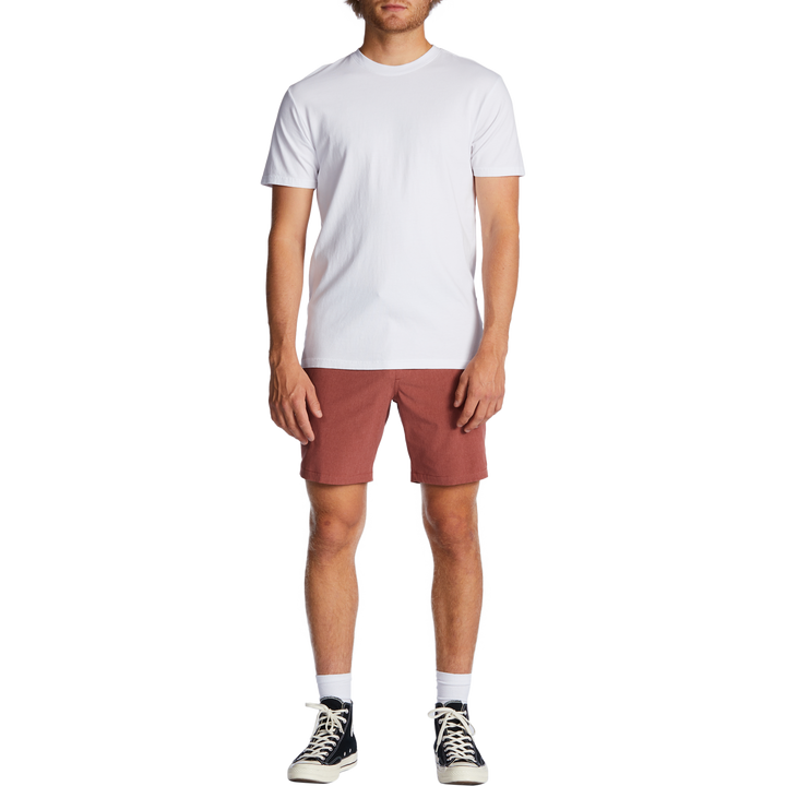 Billabong Crossfire Elastic Shorts - Men's Dusty Red