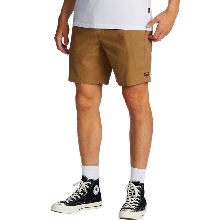 Billabong Surftrek Hemp Elasticized Shorts - Men's Ermine