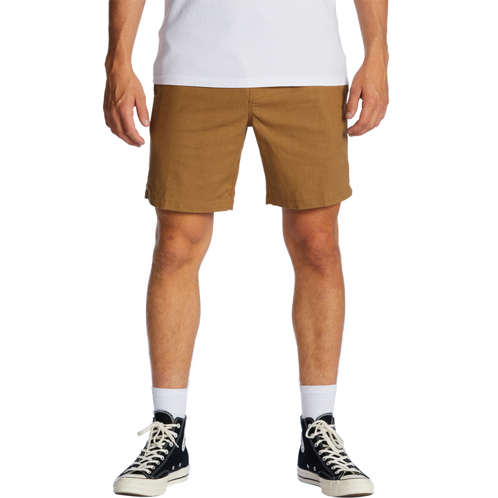 Billabong Surftrek Hemp Elasticized Shorts - Men's Ermine
