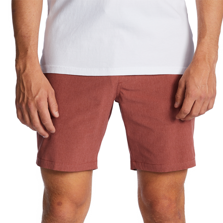 Billabong Crossfire Elastic Shorts - Men's Dusty Red