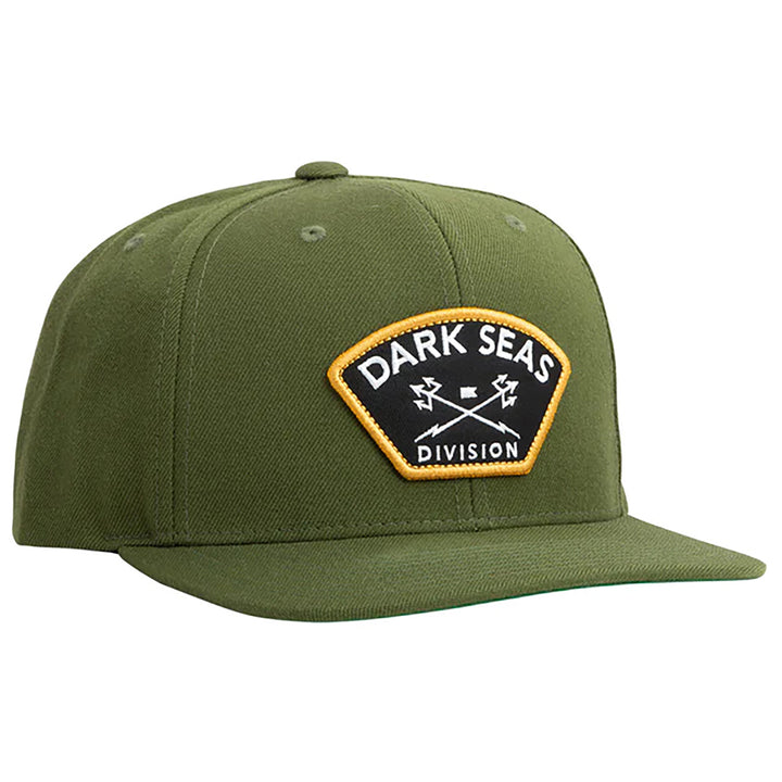 Dark Seas Headmaster Snapback Hat Army